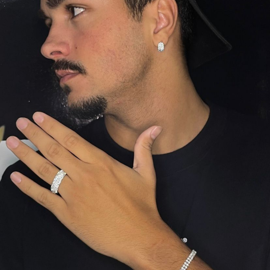 Kit Vinicius JR (Brinco + Anel + Pulseira)