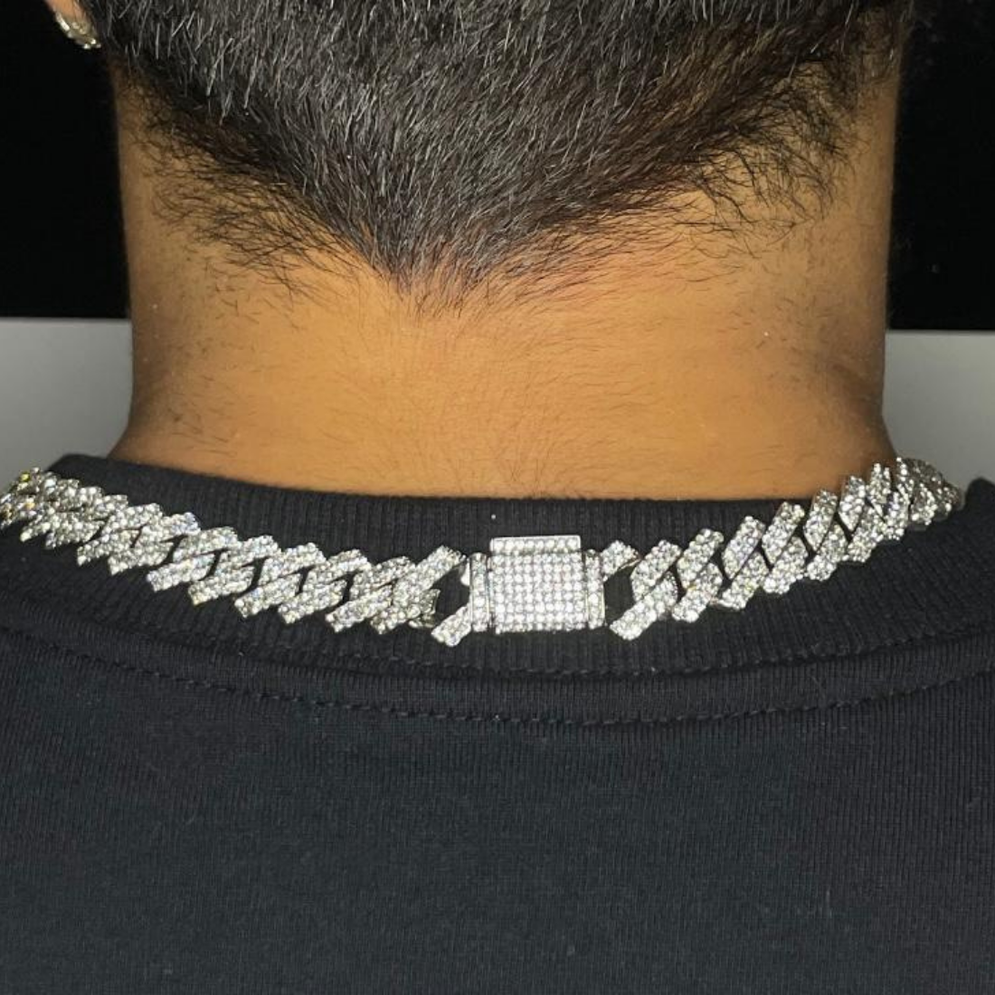 Corrente Ice Cuban Chain Prata