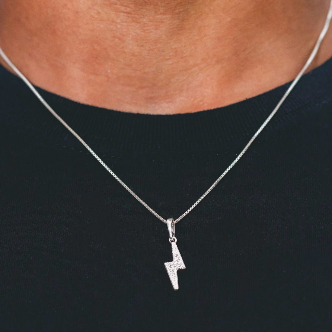 Gargantilha raio NJR prata 925