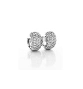 Argola Cravejada Prata NJR (M)