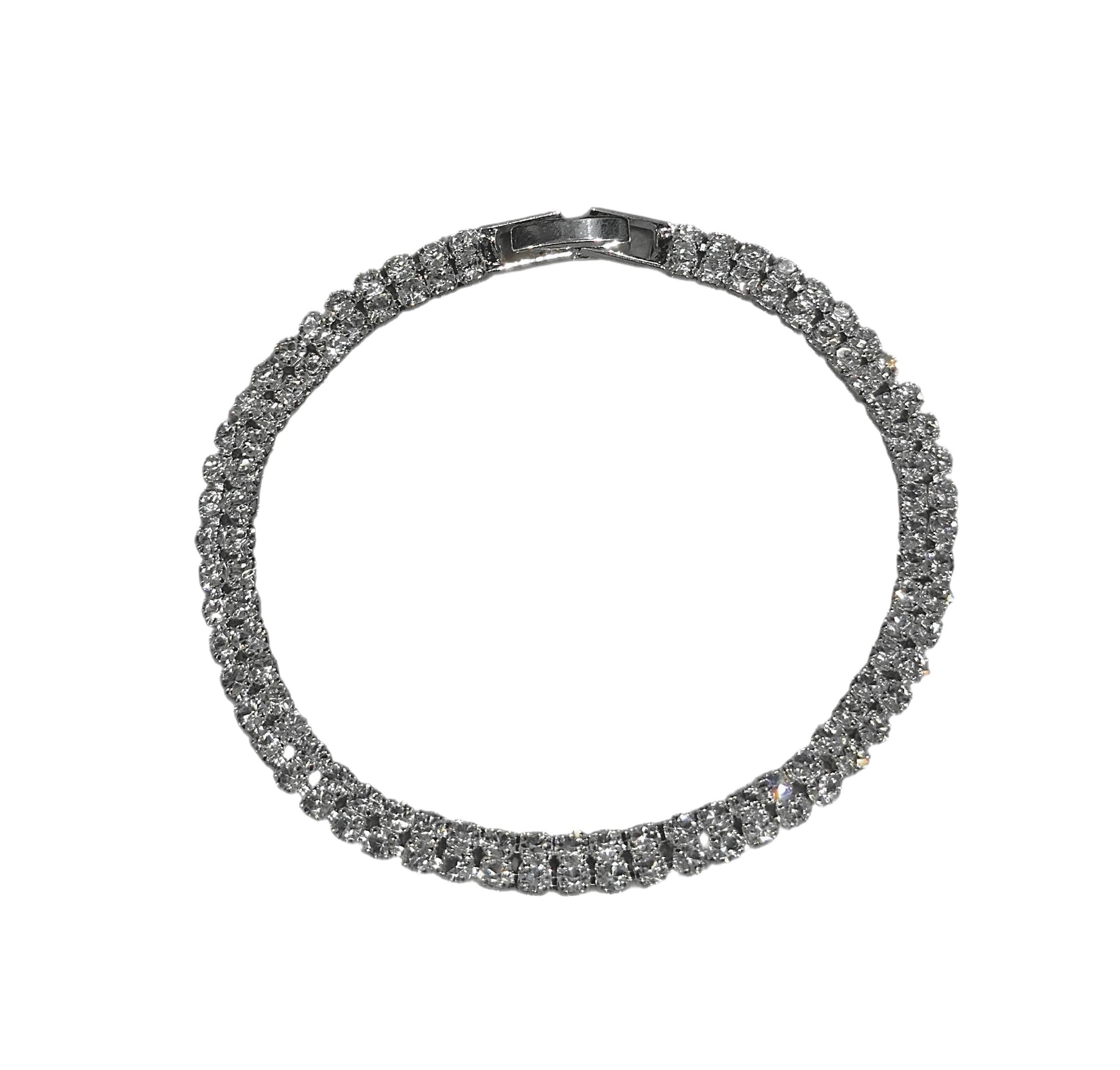 Corrente Riviera + Pulseira Cravejada+ FRETE GRÁTIS!