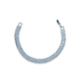 Pulseira Cravejada Prata (3 Listras)