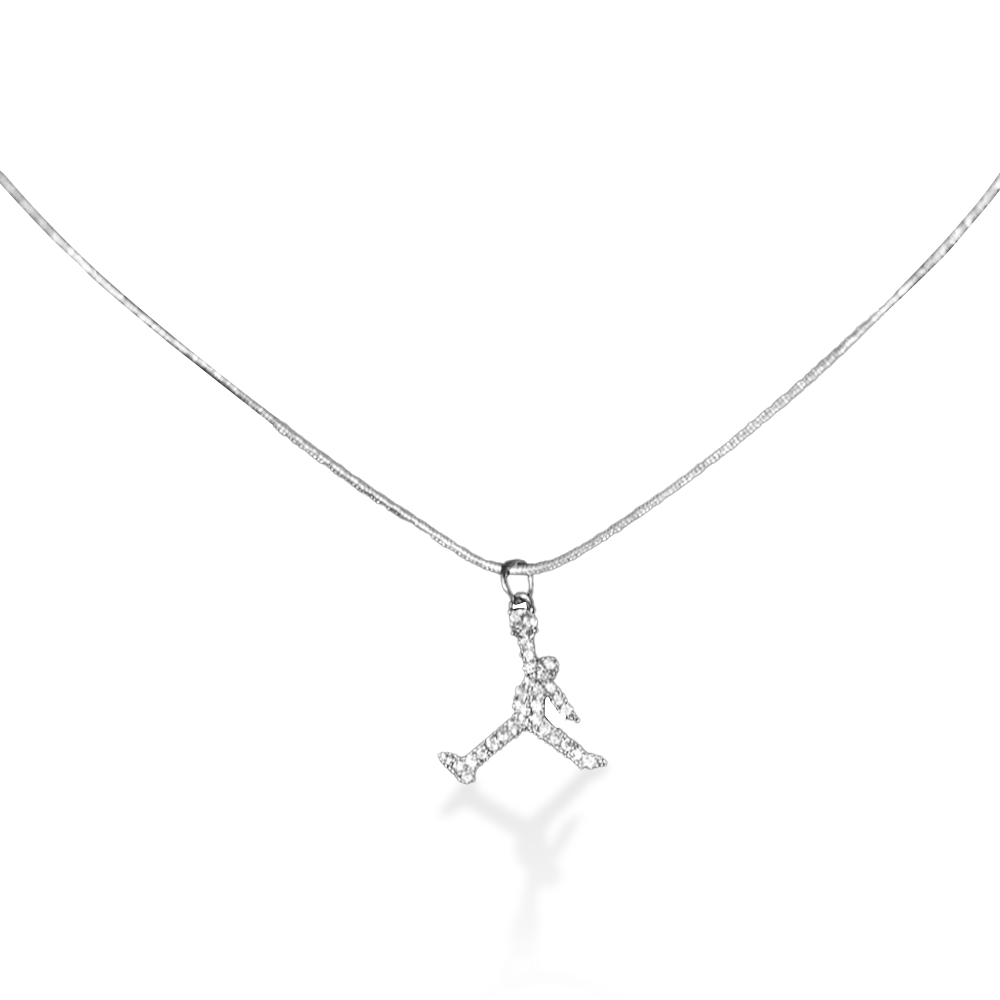 Corrente Pingente Jordan Cravejado