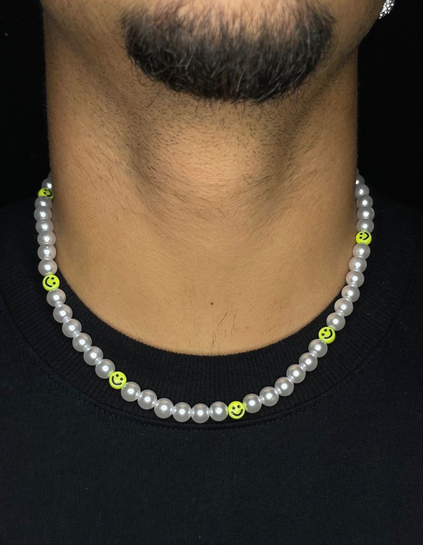 Colar Pérola Com Emoji