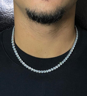 Corrente Riviera + Pulseira Cravejada+ FRETE GRÁTIS!