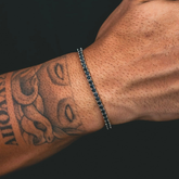 Pulseira Riviera Black Prata 925