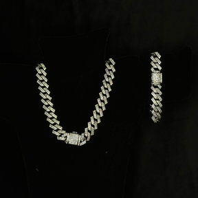 Corrente Ice Cuban Chain + Pulseira
